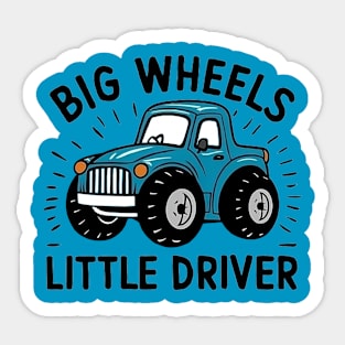 Big Wheels Little Driver Sticker